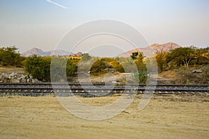 Train Tracks Through the Desert, India