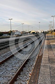 Train tracks at Leiria