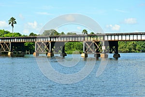 Train Tracks Over Water