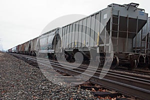 Train Tracks and Rail cars