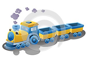 Train transportation vehicle