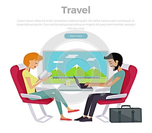 Train Travel Concept Web Banner