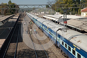Train in the village of Umaria, Madhya Pradesh.