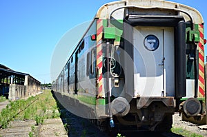 Il treno carro stazione 