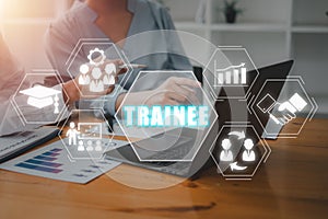 Trainee program and apprenticeship on the Job Training Concept,