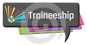 Traineeship Dark Colorful Comment Symbol photo