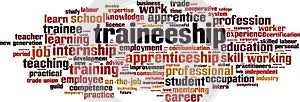 Traineeship word cloud photo