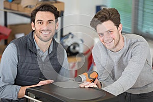 trainer and apprentice in vocational training