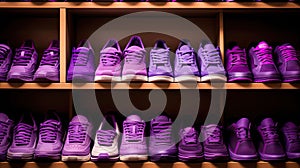 trainers purple sneakers