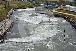 Training areal ,,wild water near Bratislava,Slovakia