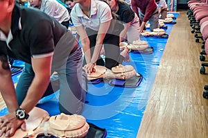 The training of basic life support resuscitation and CPR knowled
