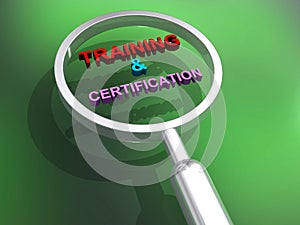 Training and certification illustration