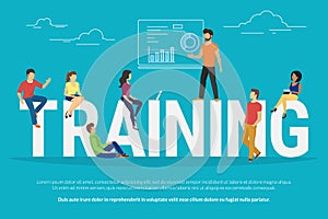 Training concept illustration