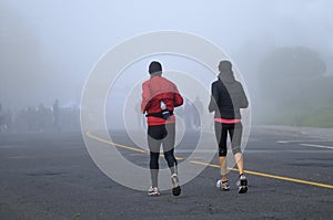 Training before foot race