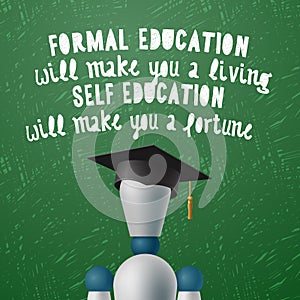 Training Development, self education concept