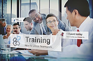 Training Development Skill Learning Improvement Education Concept photo