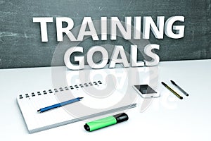 Training Goals text concept