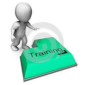 Training Key Shows Induction Education Or Course photo