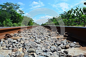 Training railway kampung hometown rock