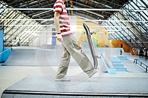 Training with skateboard