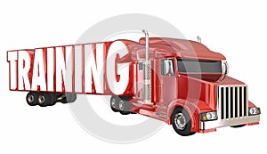 Training Truck Driver School Trucking License Certification 3d I