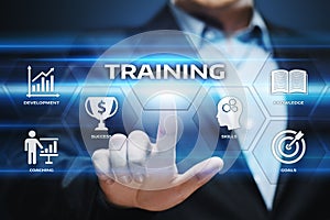 Training Webinar E-learning Skills Business Internet Technology Concept