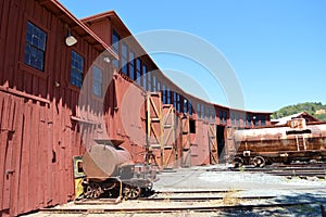 Trains at 1897 Railtown state park