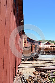 Trains at 1897 Railtown state park