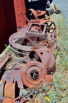 Trains at 1897 Railtown state park