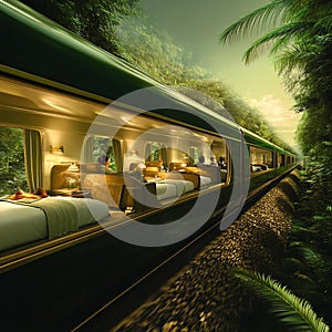 Trains and Stations: Capturing the Essence of Rail Travel photo