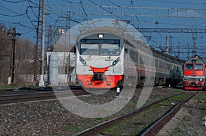 Trains and train rides. Railway lines and railway stations in Russia