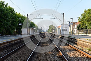 Trainstation in Aguda photo