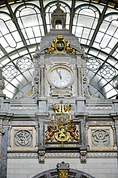 Trainstation in Antwerpen Belgium