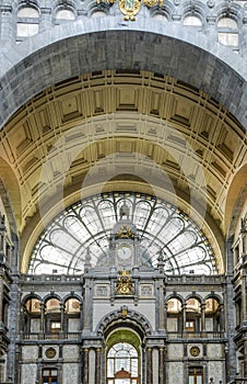 Trainstation hall Antwerp Belgium