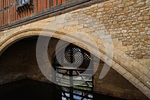 The Traitor's Gate of the walls of the London Tower, London photo