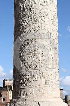 Trajan column in Rome