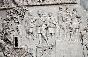 Trajan column in Rome