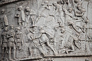 Trajan column in Rome