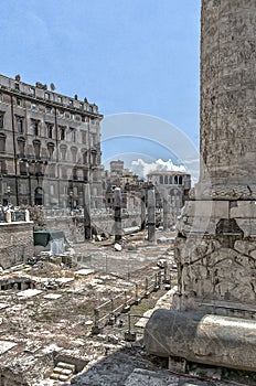 Trajan Forum, in Rome. Italy