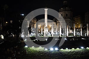 Colonna è un romano trionfante colonna Roma 