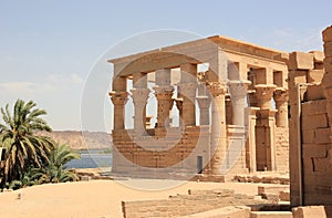 Trajan's Kiosk of Philae. The Philae Temple, on Agilkia Island.