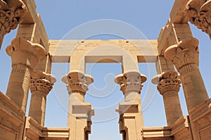 Trajan's Kiosk of Philae. The Philae Temple, on Agilkia Island.