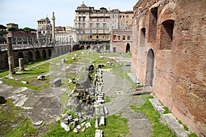 Trajan's Market (Mercati Traianei) in Rome, Italy