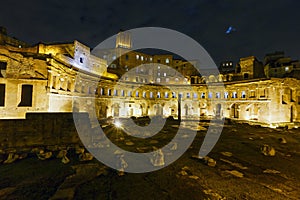 Trajans Market ruins, Rome.