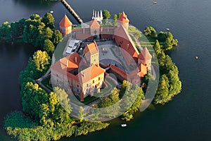 Trakai castle in Lithuania