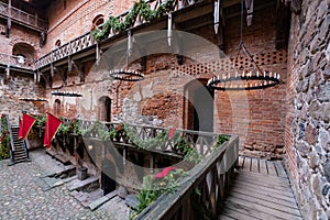 Trakai castle in Lithuania. History, historical site