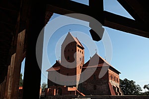 Trakai Castle near Vilnius in Lithuania.