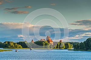 Trakai castle view from Uzutrakis