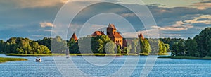 Trakai castle view from Uzutrakis