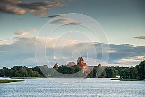 Trakai castle view from Uzutrakis